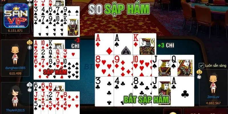 Mậu Binh SANVIP có điểm gì hấp dẫn với người tham gia